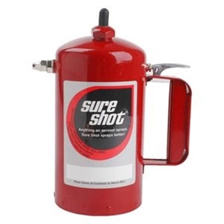 Sure Shot Sure Shot SUR-A1000R Red Sprayer Steel Canister Powder Coated SUR-A1000R